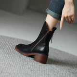Clara - Botine din piele