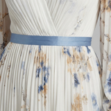 Anaïs | Rochie Maxi Floral cu Mâneci Lungi
